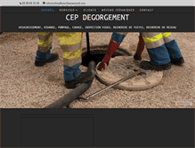 Tablet Screenshot of cep-degorgement.com